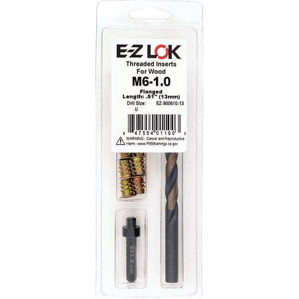 E-Z LOK - Thread Repair Kits Insert Thread Size (mm): M6x1.00 Includes Drill: Yes - USA Tool & Supply