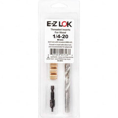 E-Z LOK - Thread Repair Kits Insert Thread Size (Inch): 1/4-20 Includes Drill: Yes - USA Tool & Supply
