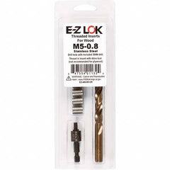 E-Z LOK - Thread Repair Kits Insert Thread Size (mm): M5x0.80 Includes Drill: Yes - USA Tool & Supply