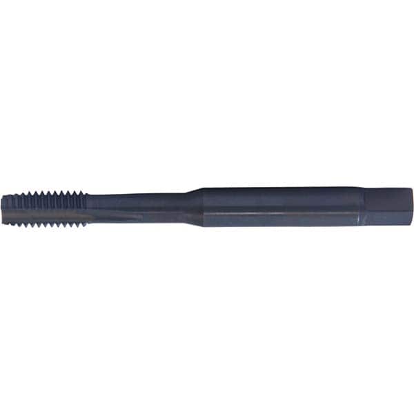 Cleveland - #10-24 UNC Class 2B 3-Flute Black Oxide Finish HSS-E Spiral Point Tap - Exact Industrial Supply
