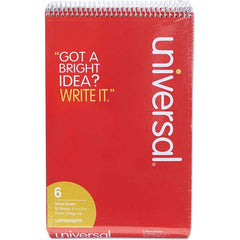 UNIVERSAL - Note Pads, Writing Pads & Notebooks Writing Pads & Notebook Type: Steno Book Size: 6 x 9 - USA Tool & Supply