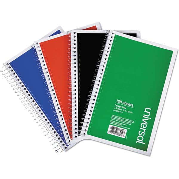 UNIVERSAL - Note Pads, Writing Pads & Notebooks Writing Pads & Notebook Type: Notebook Size: 9-1/2 x 6 - USA Tool & Supply