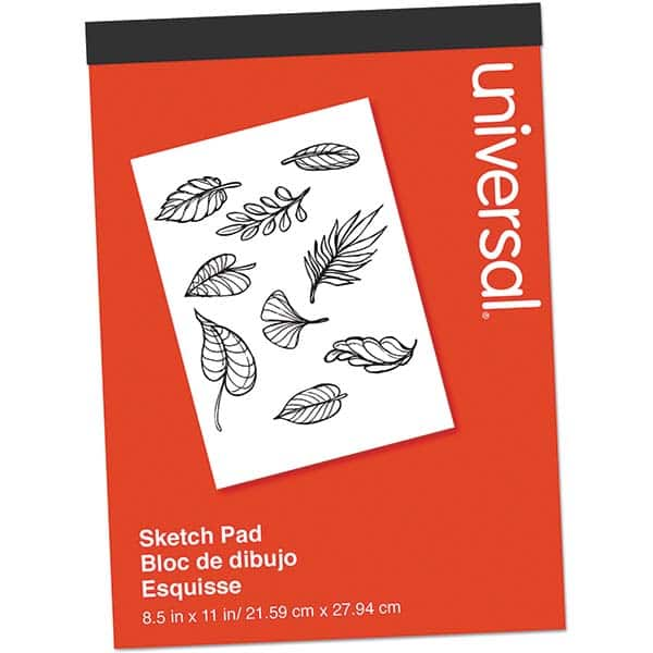 UNIVERSAL - Note Pads, Writing Pads & Notebooks Writing Pads & Notebook Type: Scratch Pad Size: 8-1/2 x 11 - USA Tool & Supply