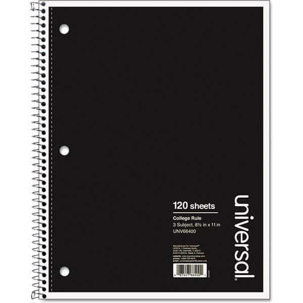 UNIVERSAL - Note Pads, Writing Pads & Notebooks Writing Pads & Notebook Type: Notebook Size: 11 x 8-1/2 - USA Tool & Supply