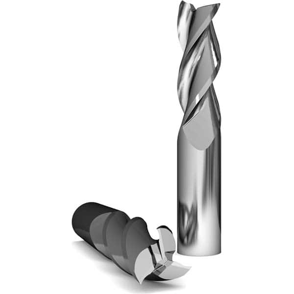 GWS - Square End Mills Mill Diameter (Inch): 0.5 Mill Diameter (Decimal Inch): 0.5000 - USA Tool & Supply