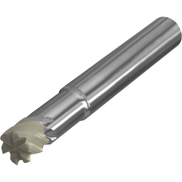 Seco - 11.4mm Diam 6 Flute Ceramic 1.5mm Corner Radius End Mill - USA Tool & Supply