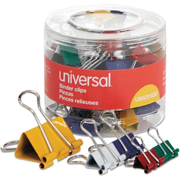 UNIVERSAL - Binder Clips Binder Type: Binder Clip Capacity (Inch): 0.63 - USA Tool & Supply