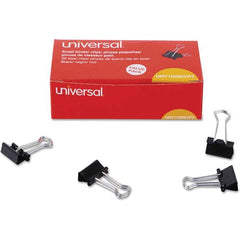 UNIVERSAL - Binder Clips Width (Inch): 0.75 Binder Type: Binder Clip - USA Tool & Supply