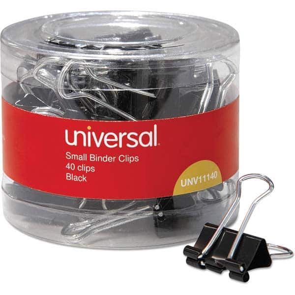 UNIVERSAL - Binder Clips Width (Inch): 0.75 Binder Type: Binder Clip - USA Tool & Supply