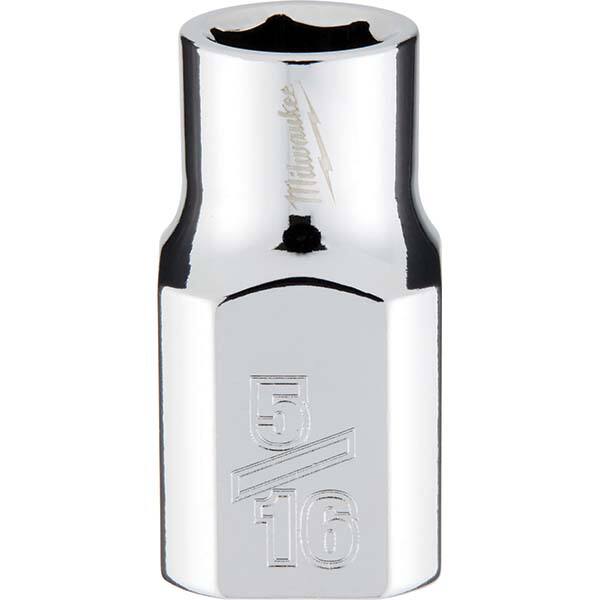 Milwaukee Tool - Hand Sockets Drive Size (Inch): 3/8 Size (Inch): 5/16 - USA Tool & Supply