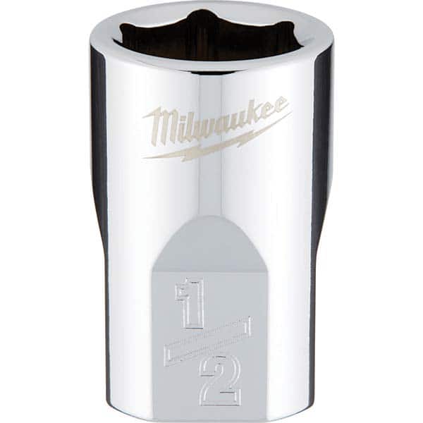 Milwaukee Tool - Hand Sockets Drive Size (Inch): 3/8 Size (Inch): 1/2 - USA Tool & Supply