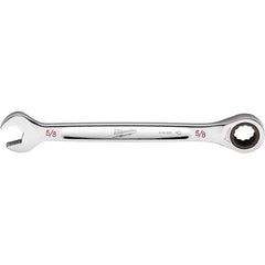 Milwaukee Tool - Combination Wrenches; Type: Combination Wrench ; Tool Type: Ratcheting ; Size (Inch): 5/8 ; Number of Points: 12 ; Finish/Coating: Steel ; Material: Steel - Exact Industrial Supply