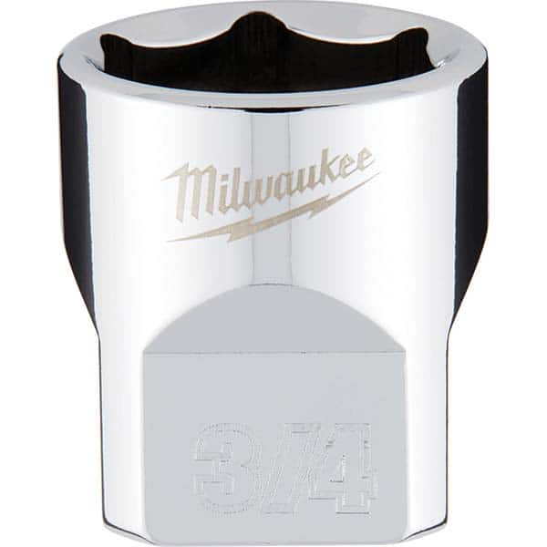 Milwaukee Tool - Hand Sockets Drive Size (Inch): 3/8 Size (Inch): 3/4 - USA Tool & Supply