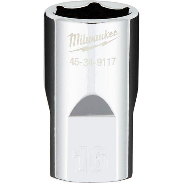 Milwaukee Tool - Hand Sockets Drive Size (Inch): 1/2 Size (mm): 16.0000 - USA Tool & Supply