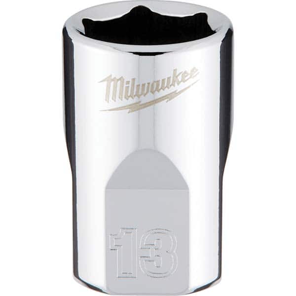 Milwaukee Tool - Hand Sockets Drive Size (Inch): 3/8 Size (mm): 13.0000 - USA Tool & Supply