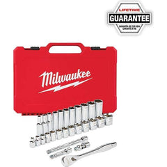 Milwaukee Tool - Combination Hand Tool Sets Tool Type: Mechanic's Tool Set Number of Pieces: 28.000 - USA Tool & Supply