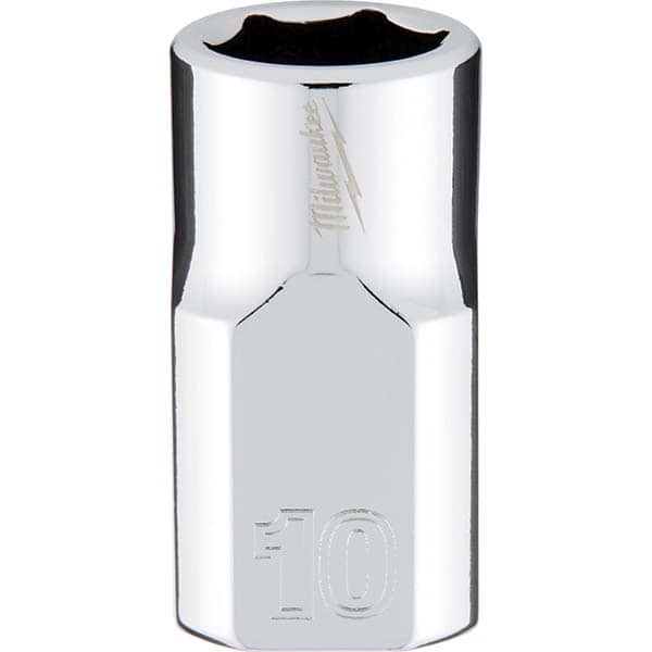 Milwaukee Tool - Hand Sockets Drive Size (Inch): 3/8 Size (mm): 10.0000 - USA Tool & Supply