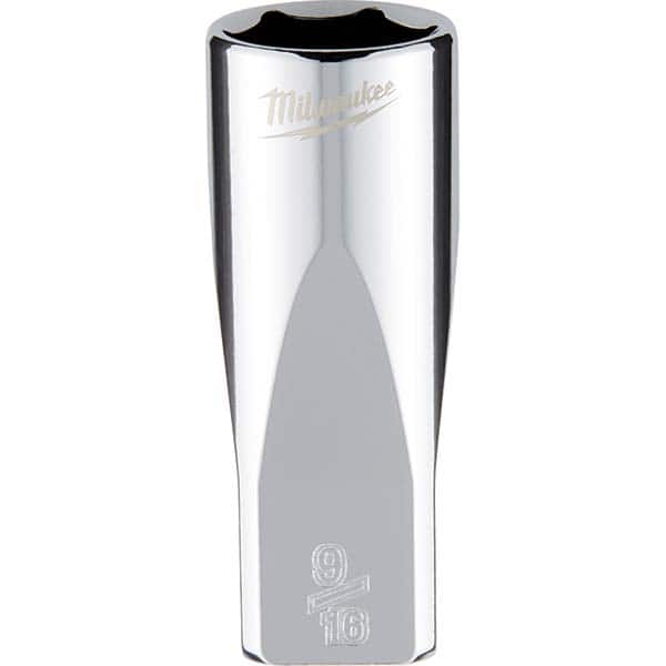 Milwaukee Tool - Hand Sockets Drive Size (Inch): 1/4 Size (Inch): 9/16 - USA Tool & Supply