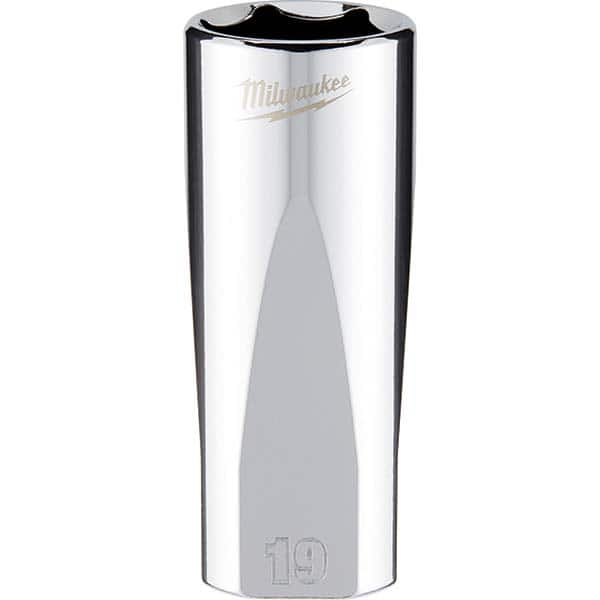 Milwaukee Tool - Hand Sockets Drive Size (Inch): 3/8 Size (mm): 19.0000 - USA Tool & Supply