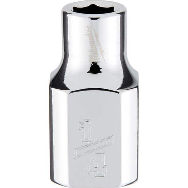 Milwaukee Tool - Hand Sockets Drive Size (Inch): 3/8 Size (Inch): 1/4 - USA Tool & Supply