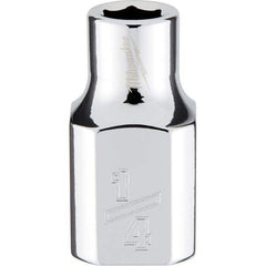 Milwaukee Tool - Hand Sockets Drive Size (Inch): 3/8 Size (Inch): 1/4 - USA Tool & Supply