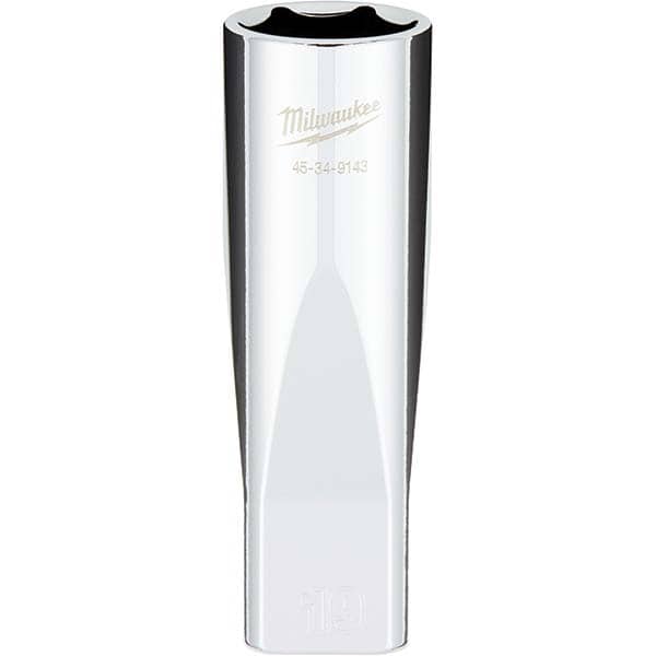 Milwaukee Tool - Hand Sockets Drive Size (Inch): 1/2 Size (mm): 19.0000 - USA Tool & Supply