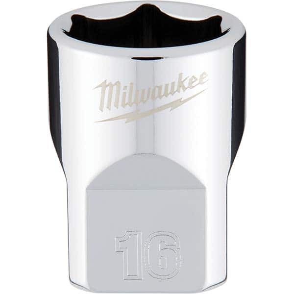 Milwaukee Tool - Hand Sockets Drive Size (Inch): 3/8 Size (mm): 16.0000 - USA Tool & Supply