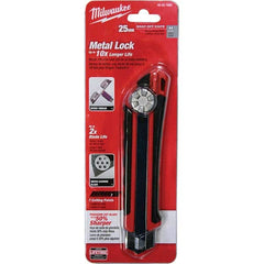 Milwaukee Tool - Utility Knives, Snap Blades & Box Cutters Type: Snap Off Knife Blade Type: Snap-Off - USA Tool & Supply