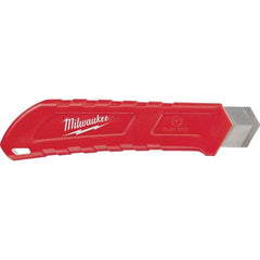 Milwaukee Tool - Utility Knives, Snap Blades & Box Cutters Type: Snap Off Knife Blade Type: Snap-Off - USA Tool & Supply