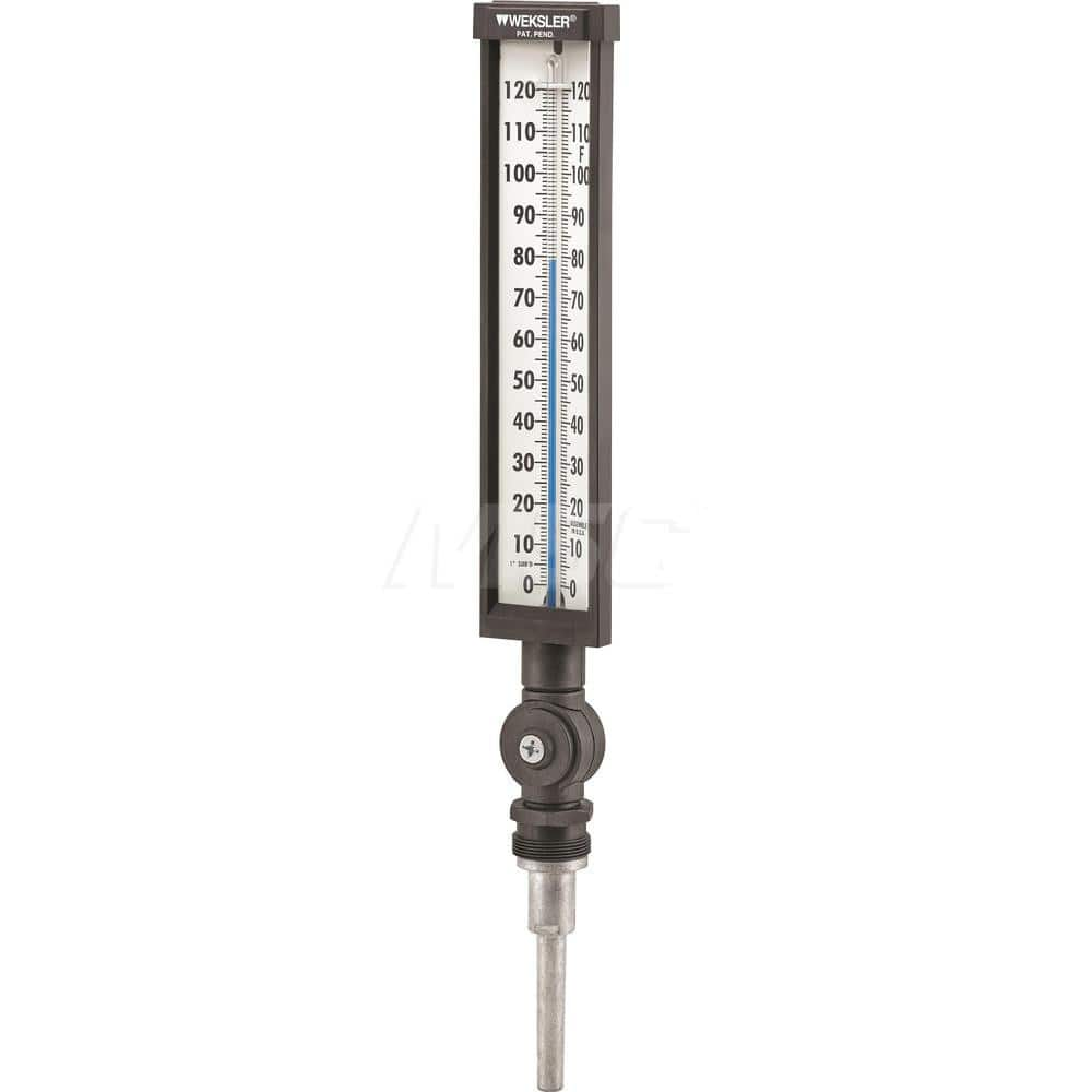 Glass Thermometers; Type: Column Thermometer; Immersion Length (mm): 6.0000; Stem Length (Inch): 6; Minimum Temperature (C): -17.00; Minimum Temperature (F): 0.000; Maximum Temperature (C): 49; Maximum Temperature (F): 120.000; Stem Length: 6; Immersion L