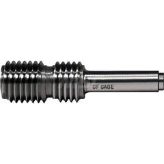 Thread Setting Go/No Go Gages; Type: Hilo Thread Setting Plug Gage; Go/No Go: Go; Thread Size: 1/4-32; Classification: 3A; Calibrated: No; Traceability Certification Included: Certificate of Compliance; Thread Type: UNEF; Handle Size: 1; Material: High Sp