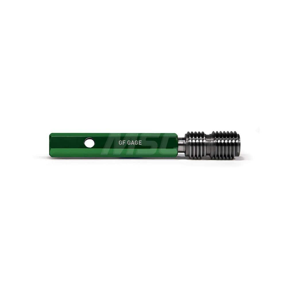 Thread Setting Go/No Go Gages; Type: Hilo Thread Setting Plug Gage; Go/No Go: Go; Thread Size: 7/16-14; Classification: 3A; Calibrated: No; Traceability Certification Included: Certificate of Compliance; Thread Type: UNC; Handle Size: 2; Material: High Sp