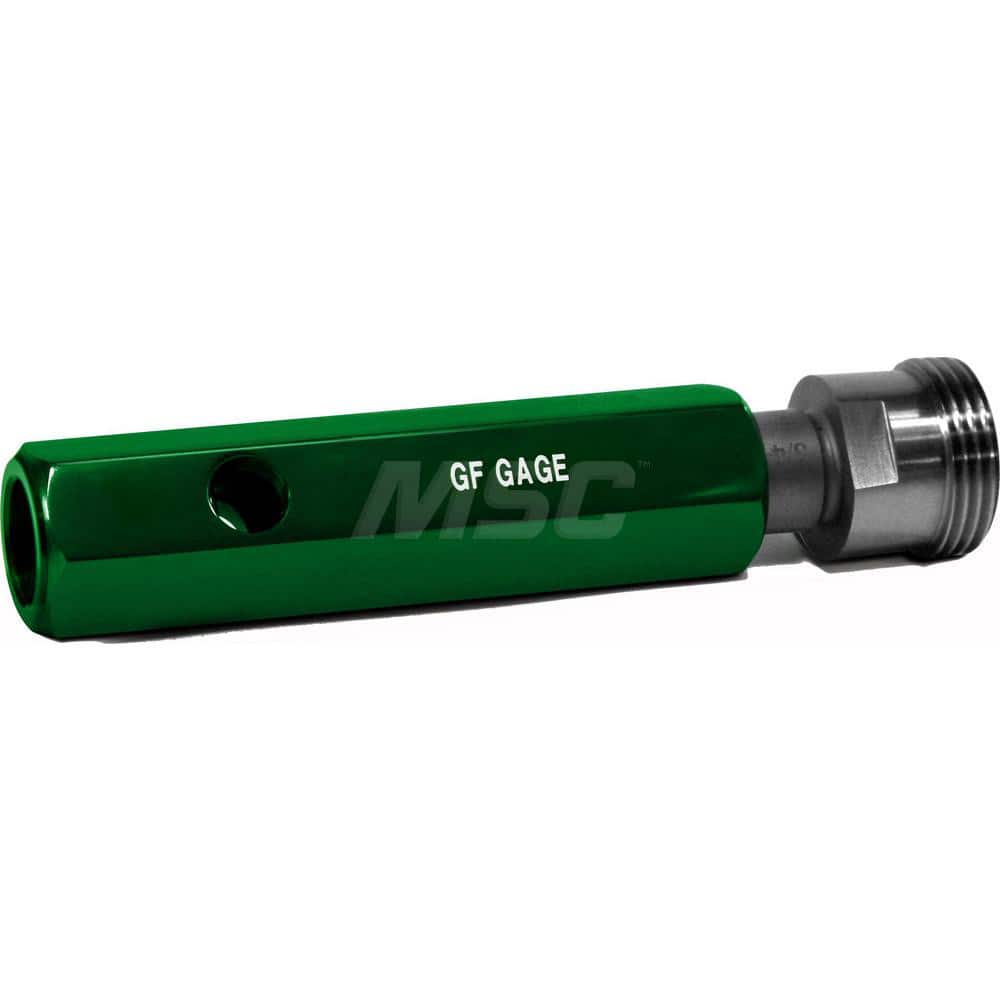 Pipe Thread Plug Gage: Tapered, 1-1/2-11-1/2, Single End