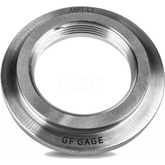 Ring Pipe Thread Gages; Thread Size: 2-1/2-8; Classification: L2; Calibrated: No; Traceability Certification Included: Certificate of Compliance; Thread Type: ANPT; Additional Information: Specification Met: SAE AS71051; Thread Size (Inch): 2-1/2-8