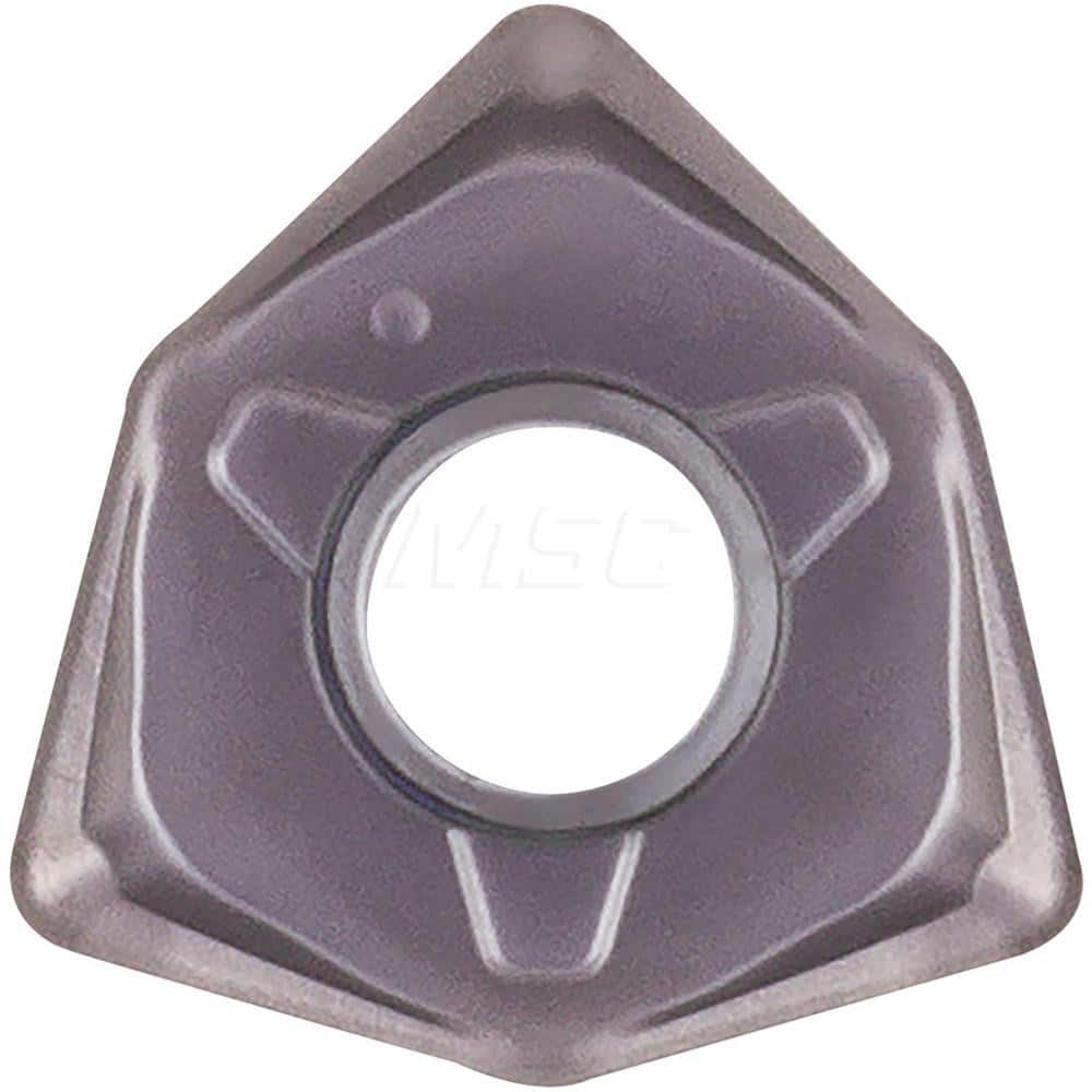 Kyocera WNMU 050408ENGH PR1510 Grade PVD Carbide, 80 Degree Trigon, Negative Rake Angle, Neutral Milling insert for Roughing in (K) Gray Cast Iron
