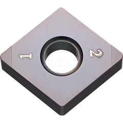 Kyocera CNGA 4305ME KBN525 Grade CBN, 0 Degree, Diamond, Negative Rake Angle, Neutral Turning Insert for Light Interruption and Medium in (H) Hardened Materials