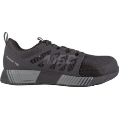 Work Boot: Size 7, 2-3/4″ High, Ultraknit, Composite Toe Black & Gray, Wide Width