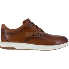 Work Boot: Size 9.5, 2-3/4″ High, Leather, Steel Toe Cognac, Standard Width