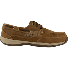 Work Boot: Size 10.5, 2-3/4″ High, Leather, Steel Toe Brown, Wide Width