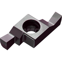 Grooving Insert: GE100005E PR1225, Solid Carbide Megacoat, Right Hand, 1 mm Cutting Width, 2.5 mm Max Depth, Series SIGE