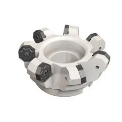 45° Arbor Mnt Face Mill - F45NMD4.00-07-1.50-R08; 4"Dia - USA Tool & Supply
