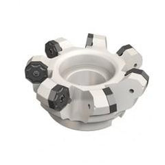 45° Arbor Mnt Face Mill - F45NMD4.00-07-1.50-R08; 4"Dia - USA Tool & Supply