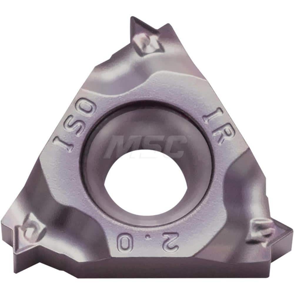 Laydown Threading Inserts; Insert Style: 16IR; Insert Size Code: 16; Insert Material: Solid Carbide; Manufacturer Grade: PR1535; Threads Per Inch: 14.00; Thread Type: Internal; Thread Standard: Parallel Pipe; Whitworth; Insert Hand: Right Hand; Included A