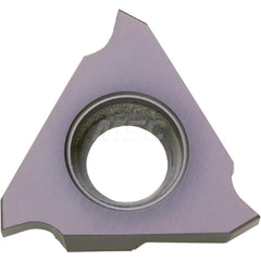 Grooving Insert: GBA43 PR1625, Solid Carbide Megacoat Nano Finish, Left Hand, 4 mm Cutting Width, 5 mm Max Depth, Series GBA