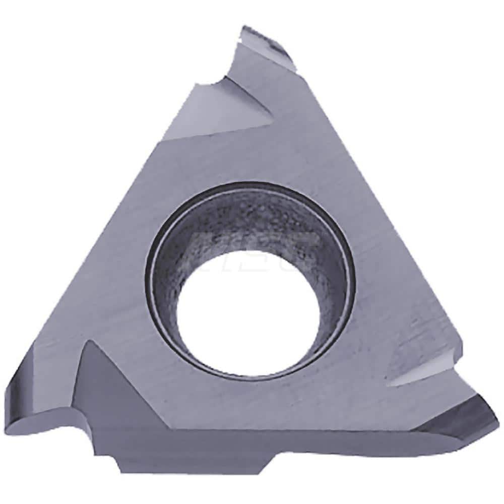 Grooving Insert: GBA43R PR1625, Solid Carbide Megacoat Nano Finish, Left Hand, 4 mm Cutting Width, 5 mm Max Depth, Series GBA
