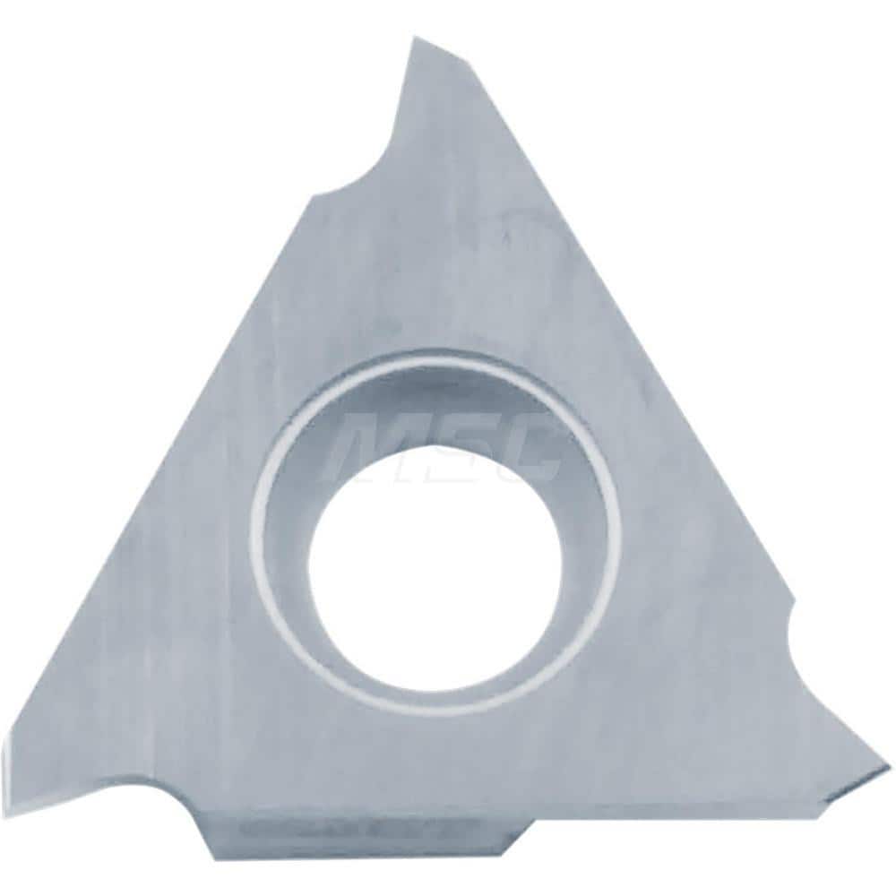 Grooving Insert: GBA32F TN620, Cermet TiCN Finish, Left Hand, 2.5 mm Cutting Width, 2.5 mm Max Depth, Series GBA