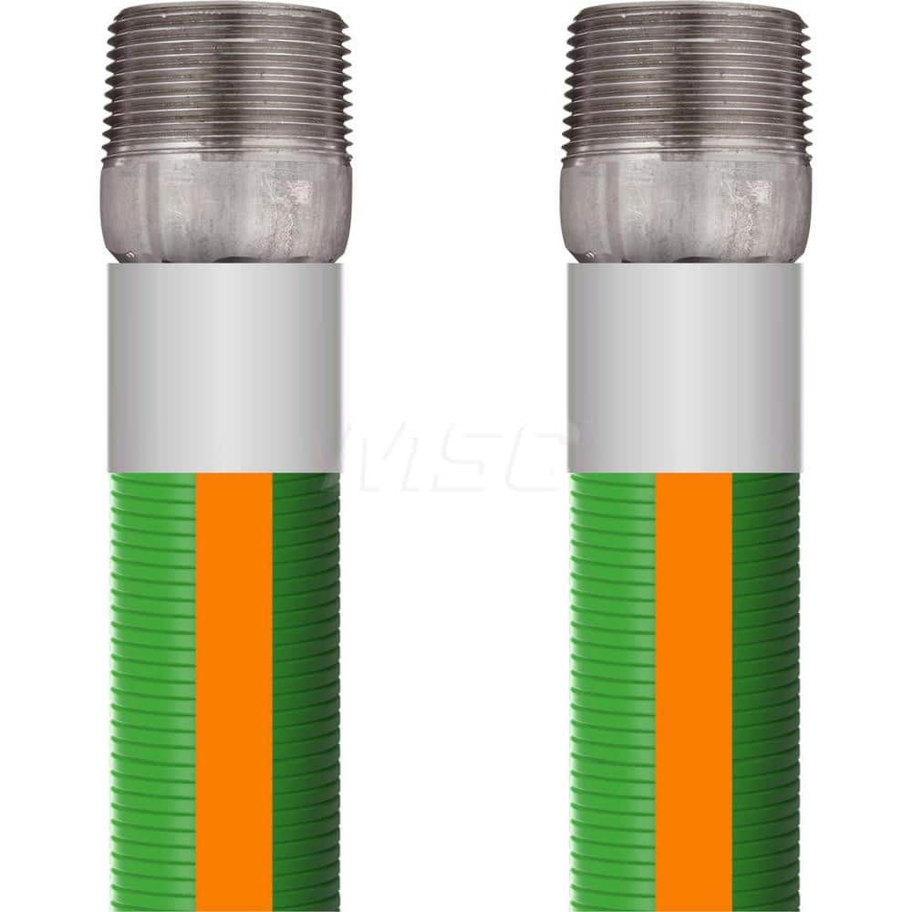 Chemical & Petroleum Hose; Inside Diameter (Inch): 1-1/2; Outside Diameter (Decimal Inch): 2.0900; Overall Length: 20; Type: Chemical Handling Hose; Connection Type: MPT; Minimum Temperature (F): -40.000; Maximum Temperature (F): 250.000; Material: Polypr