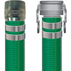 Liquid Suction & Discharge Hose; Inside Diameter (Inch): 3; Length (Feet): 15; Outside Diameter (Decimal Inch): 3.4600; Material: PVC; Working Pressure (psi): 55.000; Vacuum Rating: 29 In. Hg; Color: Green; Minimum Temperature (F): -23.000; Maximum Temper