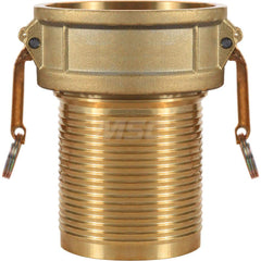 C-BR Type Quick Coupling: 3″ Hose ID, 3″ Part C, Brass