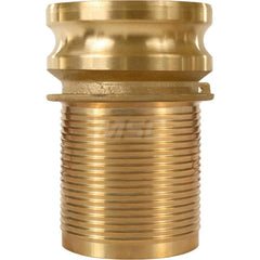 E-BR Type Quick Coupling: 6″ Hose ID, 6″ Part E, Brass